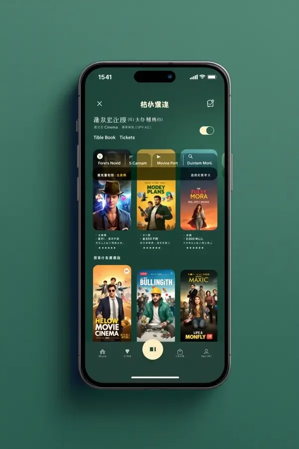 午马影视 APP 界面预览